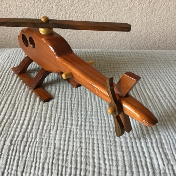 Handmade wooden helicopter - Picture 4 of 6